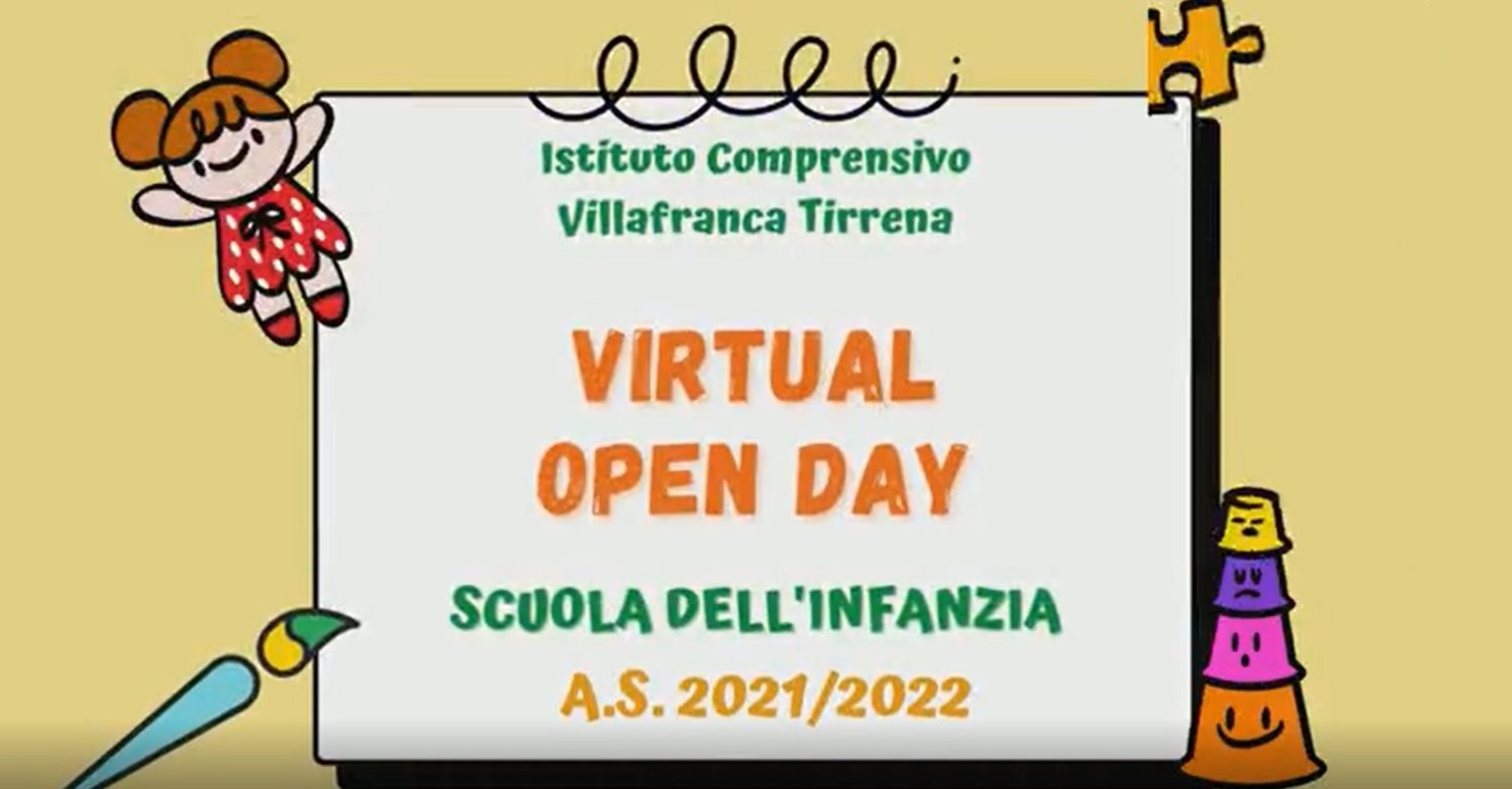 copertina video Open day Infanzia 2021 2022